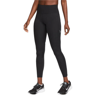 Nike Womens Mid-Rise 7/8 Graphic Leggings | Black/Cool Grey