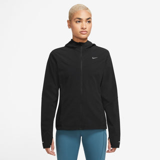 Nike Womens UV Swift Running Jacket | Black/Reflective Silver
