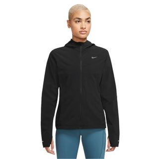 Nike Womens UV Swift Running Jacket | Black/Reflective Silver