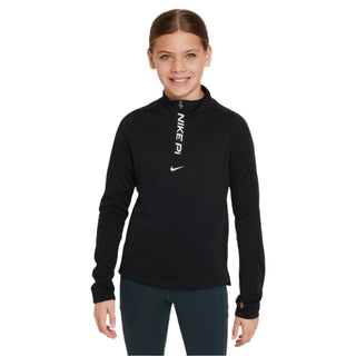 Nike Kids Dri-FIT Long-Sleeve 1/2 Zip | Black