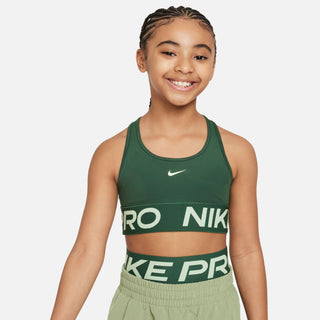 Nike Kids Pro Swoosh Dri-FIT Sports Bra | Fir/Barely Volt
