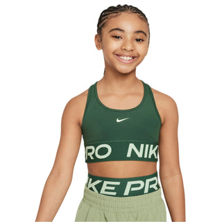 Nike Kids Pro Swoosh Dri-FIT Sports Bra | Fir/Barely Volt