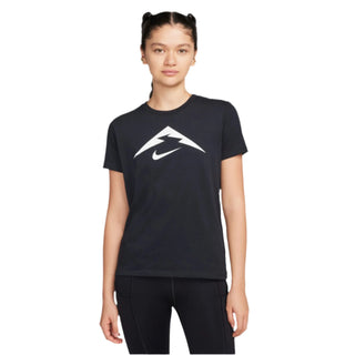 Nike Womens Dri-FIT Trail Tee | Black