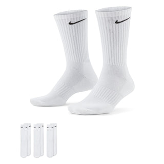 Nike Everyday Cushioned Crew Training Socks 3PK | White/Black