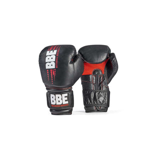 BBE Club Leather Sparring/Bag Glove | Black/Red