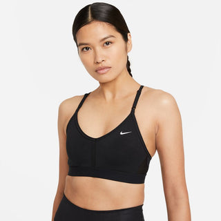 NIKE WOMENS INDY V NECK BRA | BLACK - Taskers Sports