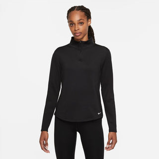 NIKE WOMENS THERMA-FIT ONE 1/2 ZIP | BLACK/WHITE - Taskers Sports
