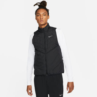 NIKE MENS THERMA-FIT REPEL SYNTHETIC-FILL RUNNING JACKET | BLACK/RELFECTIVE SILVER - Taskers Sports
