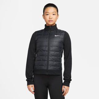 NIKE WOMENS THERMA-FIT SYNTHETIC FILL RUNNING JACKET | BLACK/REFLECTIVE SILVER - Taskers Sports