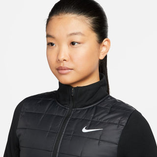 NIKE WOMENS THERMA-FIT SYNTHETIC FILL RUNNING JACKET | BLACK/REFLECTIVE SILVER - Taskers Sports