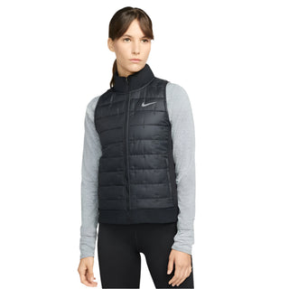 NIKE WOMENS THERMA-FIT RUNNING VEST | BLACK/REFLECTIVE SILVER - Taskers Sports