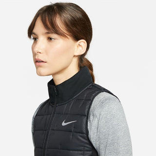 NIKE WOMENS THERMA-FIT RUNNING VEST | BLACK/REFLECTIVE SILVER - Taskers Sports