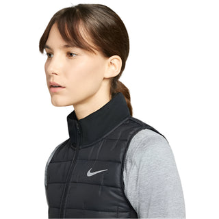 NIKE WOMENS THERMA-FIT RUNNING VEST | BLACK/REFLECTIVE SILVER - Taskers Sports