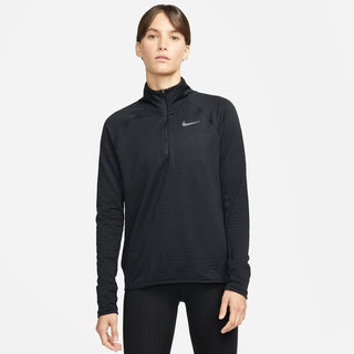 Nike Womens Therma-Fit Element Half Zip | Black/Reflective Silver