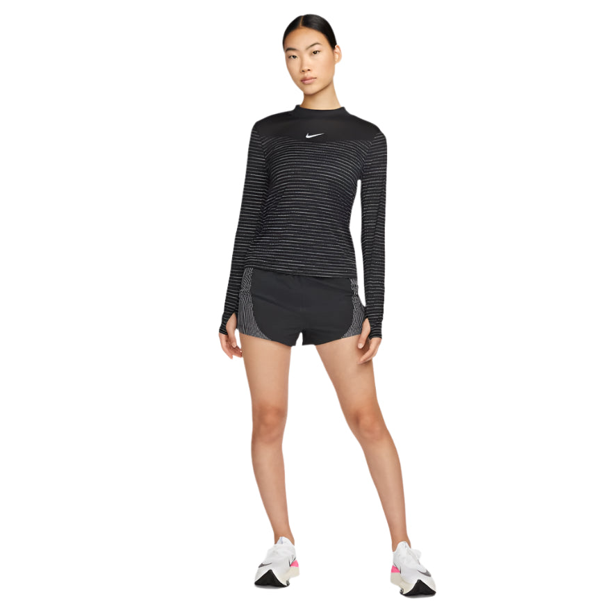 Nike women's medalist long sleeve running shirt top