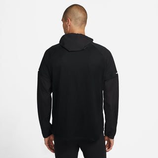 NIKE MENS THERMA-FIT REPEL MILER RUNNING JACKET | BLACK/REFLECTIVE SILVER - Taskers Sports