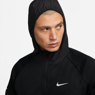 NIKE MENS THERMA-FIT REPEL MILER RUNNING JACKET | BLACK/REFLECTIVE SILVER - Taskers Sports