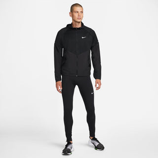 NIKE MENS THERMA-FIT REPEL MILER RUNNING JACKET | BLACK/REFLECTIVE SILVER - Taskers Sports