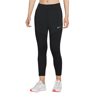 NIKE WOMENS DRI-FIT ESSENTIAL PANTS | BLACK/REFLECTIVE SILVER - Taskers Sports