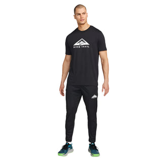 NIKE MENS DRI-FIT PHENOM ELITE KNIT TRAIL RUNNING PANTS | BLACK/DARK SMOKE GREY - Taskers Sports