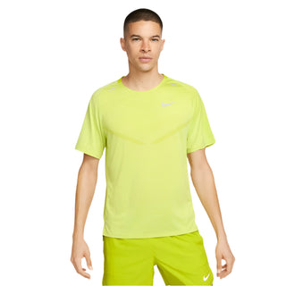 Nike Mens Dri-FIT ADV Short Sleeve Tee | Bright Cactus/Reflective Silver