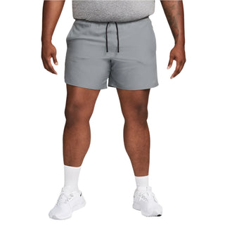 NIKE MENS DRI-FIT STRIDE 7" BRIEF LINED SHORTS | SMOKE GREY/RELECTIVE SILVER