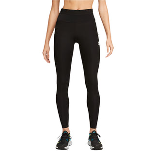 NIKE WOMENS EPIC LUXE MID-RISE TRAIL RUNNING LEGGINGS | BLACK/WHITE - Taskers Sports