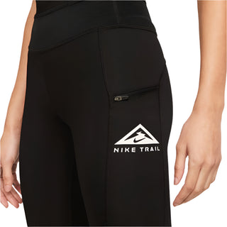 Nike Women`s Epic Luxe Mid-Rise Trail Running Leggings, Mineral Clay/Black,  X-Small : : Clothing, Shoes & Accessories