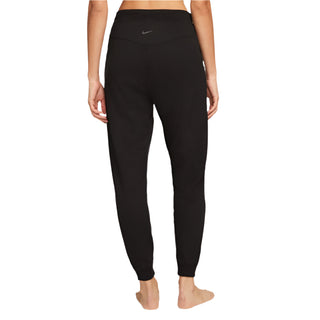 NIKE WOMENS YOGA 7/8 FLEECE JOGGERS | BLACK/IRON GREY - Taskers Sports