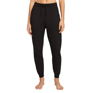 NIKE WOMENS YOGA 7/8 FLEECE JOGGERS | BLACK/IRON GREY - Taskers Sports