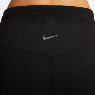 NIKE WOMENS YOGA 7/8 FLEECE JOGGERS | BLACK/IRON GREY - Taskers Sports