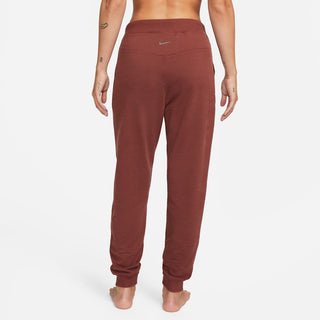 NIKE WOMENS YOGA LUXE 7/8 FLEECE JOGGER | DARK PONY/IRON GREY - Taskers Sports
