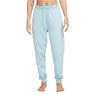 Nike Womens 7/8 Fleece Jogger | Ocean Bliss/Particle Grey