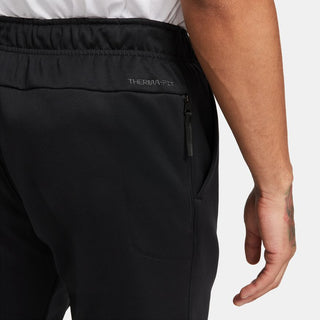 Nike Mens Therma-Fit Fitness Tapered Pant | Black/White