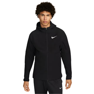 NIKE MENS PRO FLEX VENT MAX WINTERIZED FITNESS JACKET | BLACK/WHITE