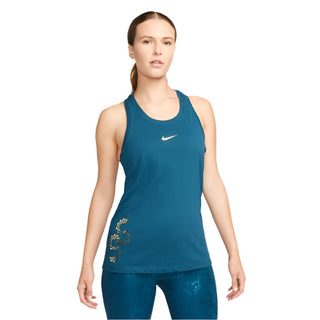 NIKE WOMENS DRI-FIT PRO TANK | VALERIAN BLUE - Taskers Sports