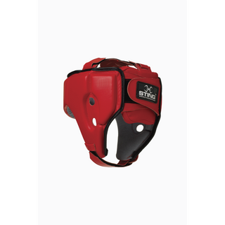 STING AIBA COMPETITION HEAD GUARD | RED - Taskers Sports