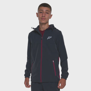 Frequency Mens Thrive Track Jacket | Carbon Grey