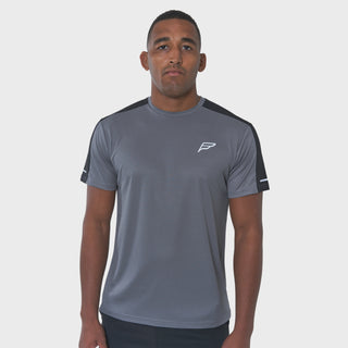 Frequency Mens Active Tech T-Shirt | Steel