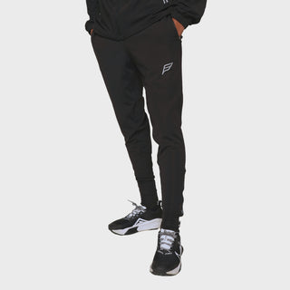 Frequency Mens Stretch Track Pants | Black