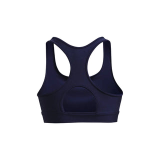 UNDER ARMOUR WOMENS HEATGEAR MID PADLESSS SPORTS BRA | MIDNIGHT NAVY - Taskers Sports