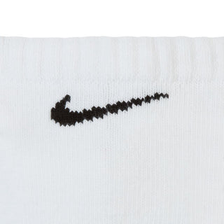 NIKE EVERYDAY CUSHION NO SHOW SOCKS 3 PACK | WHITE/BLACK - Taskers Sports