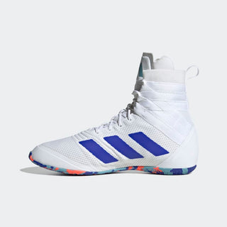 Adidas Speedex 18 Boxing Boots | Cloud White/Lucid Blue