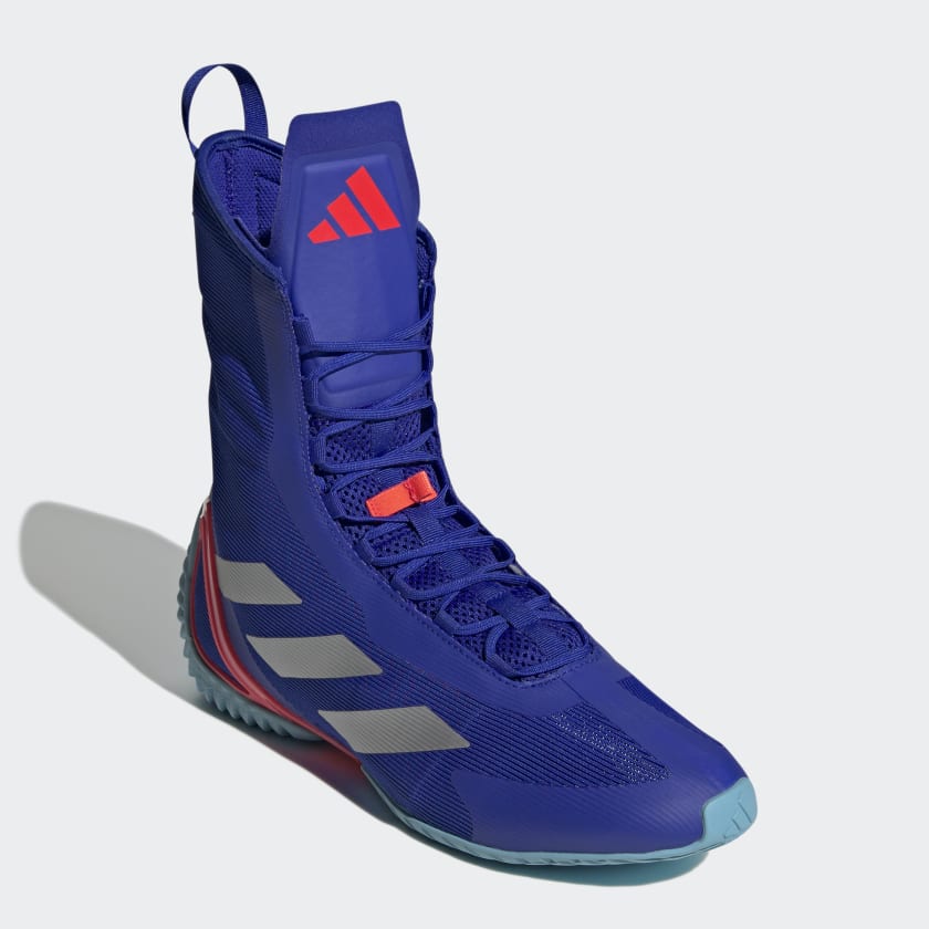 Blue adidas boxing boots outlet