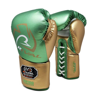 RIVAL RS100 PRO SPARRING GLOVE | GREEN/GOLD - Taskers Sports