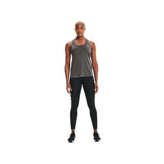 UNDER ARMOUR WOMENS TECH TANK | CARBON HEATHERED - Taskers Sports