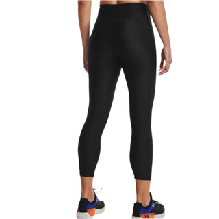 UNDER ARMOUR WOMENS HEATGEAR® ARMOUR HI-RISE ANKLE LEGGINGS | BLACK - Taskers Sports