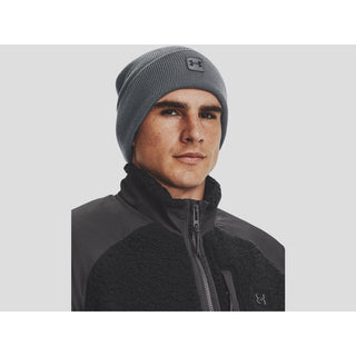 UNDER ARMOUR HALFTIME CUFF BEANIE | PITCH GRAY - Taskers Sports