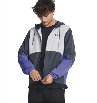 Under Armour Mens Icon Legacy Windbreaker | Downpour Grey/Starlight