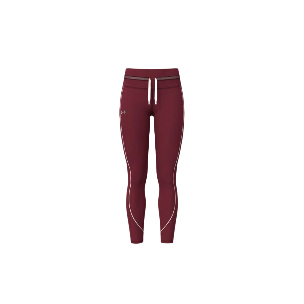 UNDER ARMOUR WOMENS RUSH COLDGEAR COZY LEGGINGS LEAGUE RED